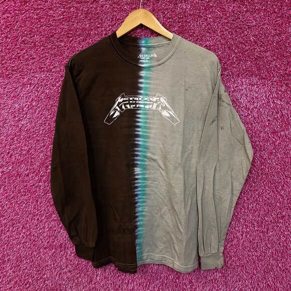 Metallica Split Dye Rock tie dye L/S shirt size small - Picture 1 of 4